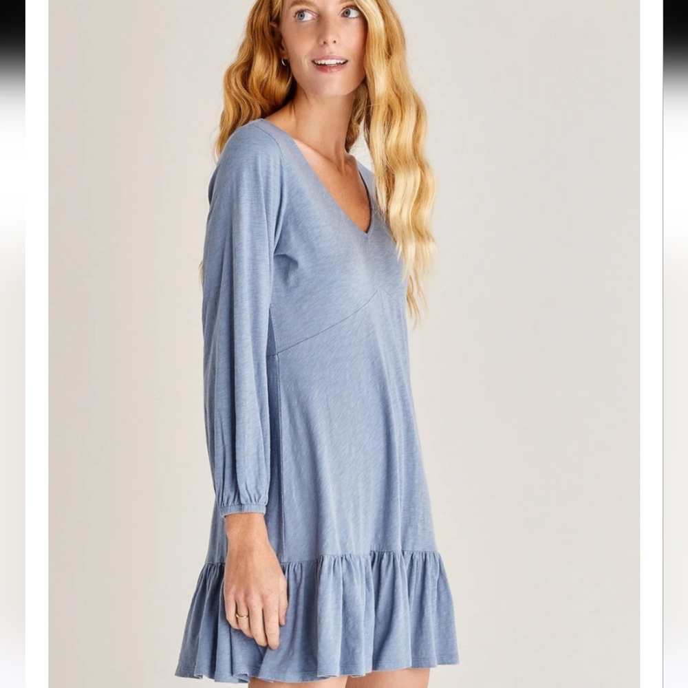 Z Supply Drea Mini Dress in Ocean Blue